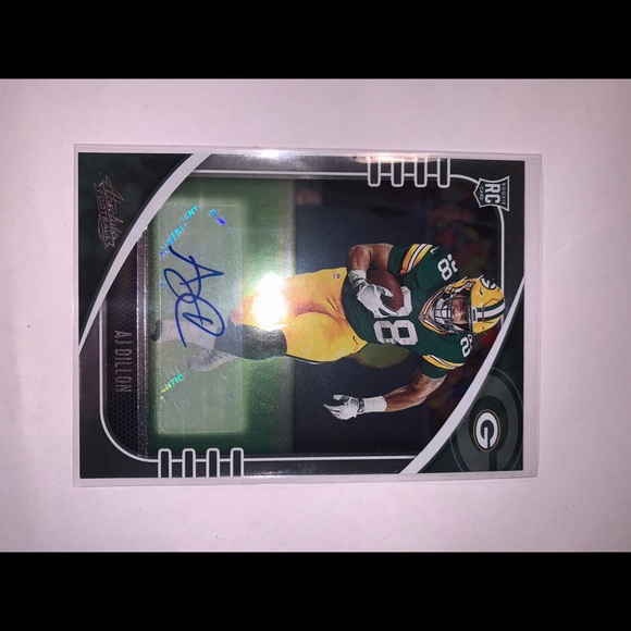Green Bay packers aj Dillon card rare autograph
